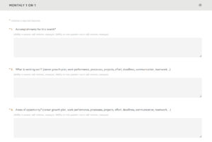 example of monthly check in employee review template example of monthly check in employee review template