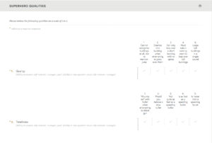 super hero employee review template super hero employee review template