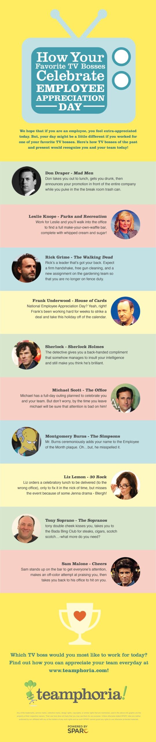 famous tv bosses employee appreciation famous tv bosses employee appreciation