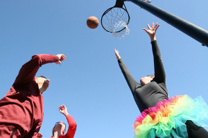 he shoots for employee engagement and SCORES he shoots for employee engagement and SCORES