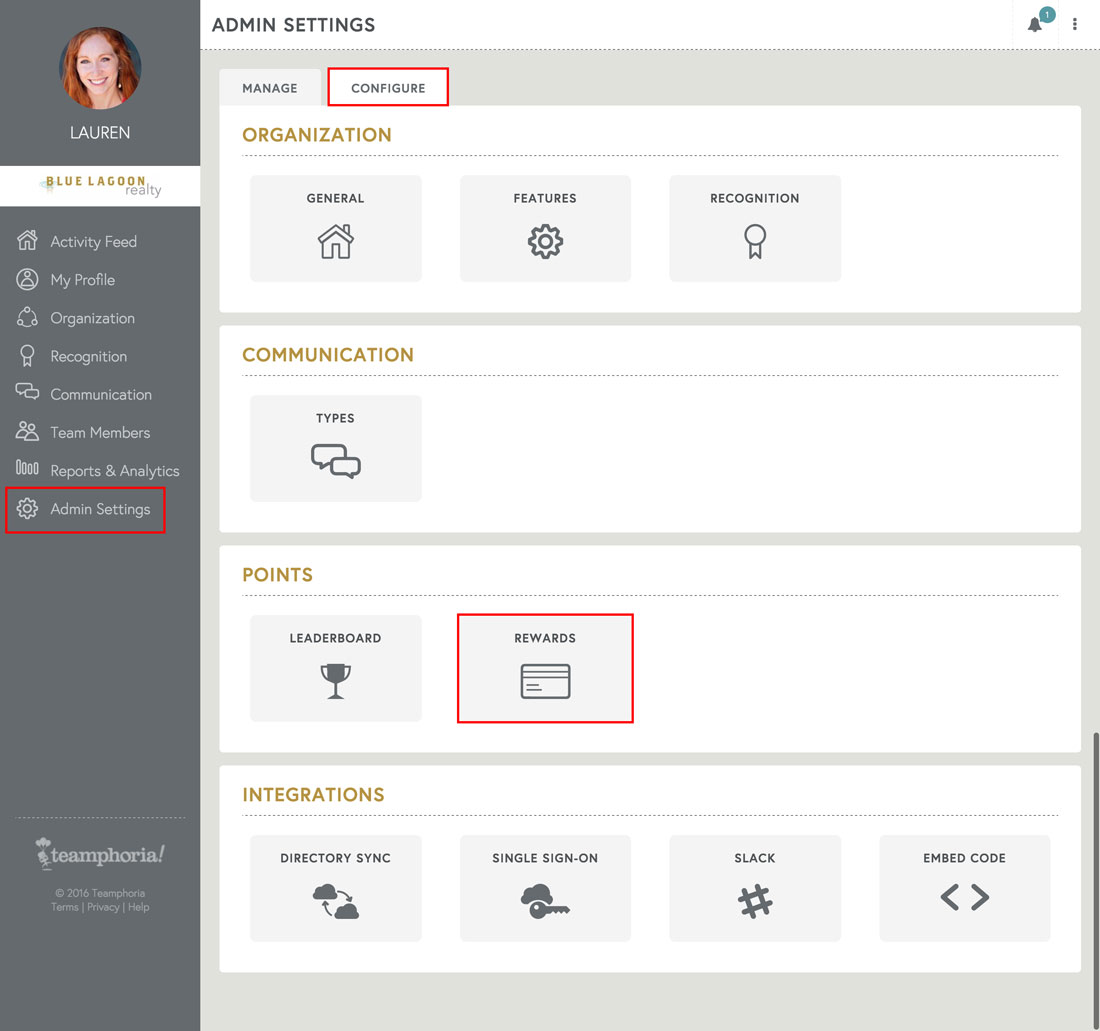 using rewards points to raise company culture