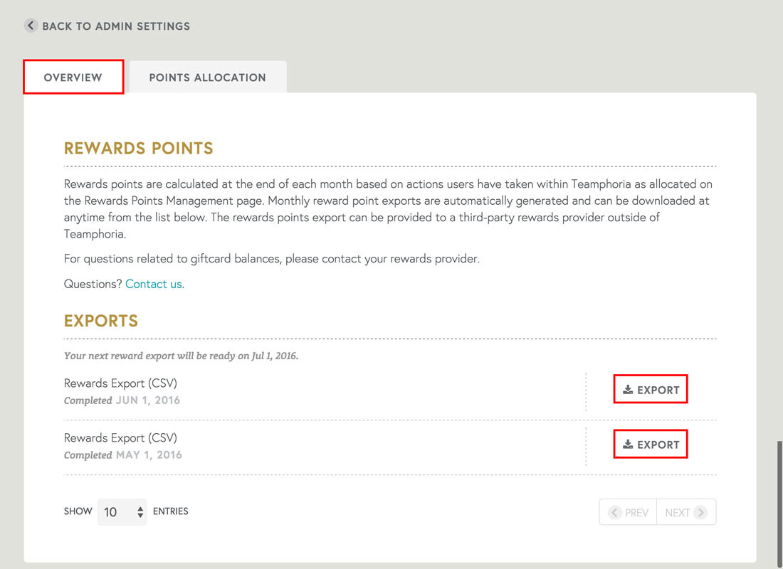 rewards points can help with tracking employee recognition
